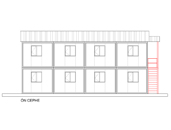 168 m² Ofis Konteynir